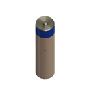 Polarized High Performance PCB battery holders for AA cells with coil spring contacts